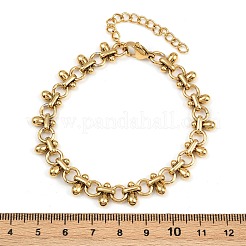 Браслеты-цепочки из нержавеющей стали 304 для женщин&nbsp;BJEW-Z143-01G