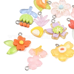 Pendentifs en résine opaque&nbsp;RE-CBA5D24-02