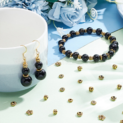 300 шт. 6 стиля бусины из сплава в тибетском стиле&nbsp;TIBE-PH0002-14-WH