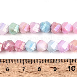 Антикоррозийные гальванические стеклянные бусины&nbsp;GLAA-T025-8mm-14A