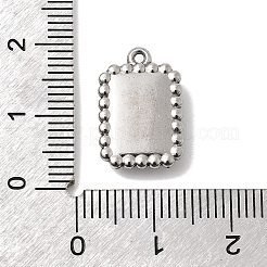 Подвески из нержавеющей стали 304 с микропаве из стразов STAS-G369-12P