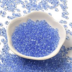 Perles de rocaille en verre de couleurs transparentes&nbsp;X1-SEED-P006-02A-05