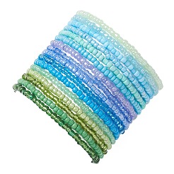 16шт наборы браслетов из стеклянных бусин&nbsp;BJEW-MZ00294