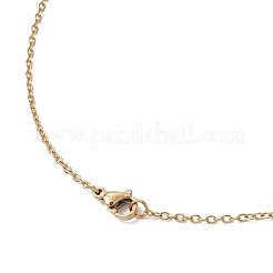 Colliers pendentifs en perles de verre faites à la main avec des fleurs&nbsp;NJEW-MZ00096-02