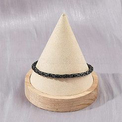 Браслеты-цепочки из нержавеющей стали 304 для женщин и мужчин BJEW-Z143-31AS