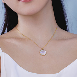 925 ожерелья из стерлингового серебра NJEW-Q342-01G