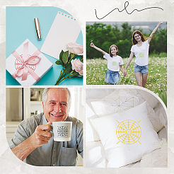 Мандала стиль домашнее животное пластиковые выдалбливают рисунок трафареты шаблоны DIY-WH20009-11