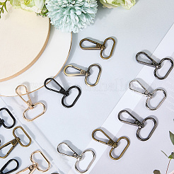 24 шт. двухцветные поворотные застежки из цинкового сплава&nbsp;FIND-SP0003-74