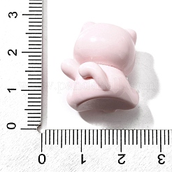 Непрозрачный милый маленький котик из смолы&nbsp;RESI-S015-02C