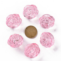 Прозрачные акриловые бусины PL305Y-4