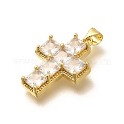 Стойки обшивки латунь микро проложить Циркон подвеску&nbsp;KK-L226-005G-04