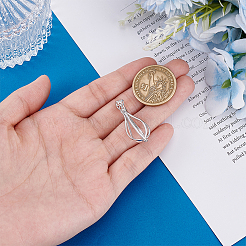 1 шт. 925 подвески из стерлингового серебра с бусинами STER-PH0004-19P