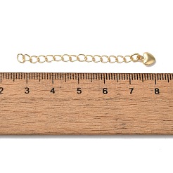 Латунные концы стойки с цепочкой и подвесками KK-F873-10LG