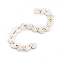 Catene di conchiglie d'acqua dolce fatte a mano&nbsp;AJEW-JB00717-02