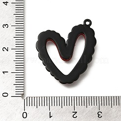 Подвески из сплава с двойным экраном красного и черного цвета FIND-Z067-01B-06