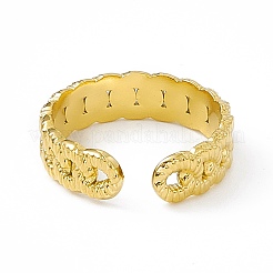 Anillo de acero inoxidable 304 con revestimiento iónico (IP) para mujer&nbsp;RJEW-C060-41G