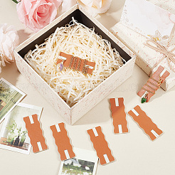 Tarjetas de exhibición de collares de cuero sintético de PU&nbsp;CDIS-WH0021-042B
