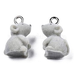 Кулоны из флокированной смолы&nbsp;LS-X-RESI-N032-06