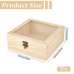 Aufbewahrungsboxen aus Holz&nbsp;WOCR-CL0001-01B
