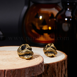 2 шт. латунные европейские бусины KK-FH0008-13AB