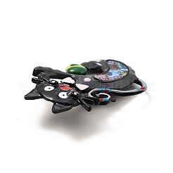 Кошка с эмалевой булавкой в виде галстука-бабочки&nbsp;JEWB-P013-03EB