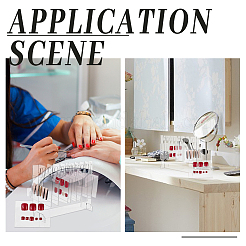 1 комплект акриловых стендов для демонстрации дизайна ногтей&nbsp;ODIS-PH0001-62B