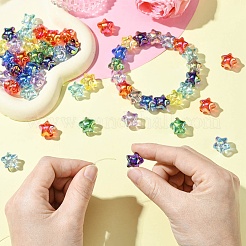 Уф-покрытие прозрачные акриловые бусины&nbsp;OACR-CJC0001-27