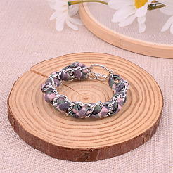 4 цветной плоский эластичный шнур из полиэстера&nbsp;EC-TA0001-03A