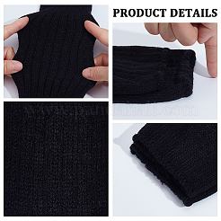 1 Paar lange Spitzenhandschuhe aus Acrylfasern&nbsp;AJEW-CN0006-67B