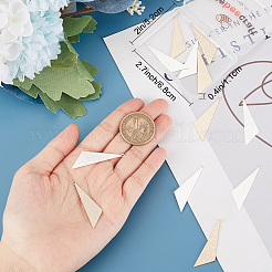 24шт 2 цвета латунные подвески KK-BBC0005-13