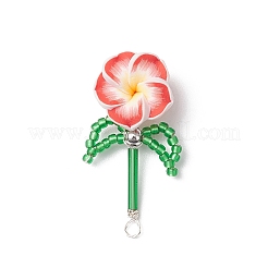 Подвески из семенного стекла и полимерной глины PALLOY-MZ00676