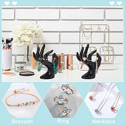 2шт пластиковый манекен для рук&nbsp;RDIS-UN0001-02B