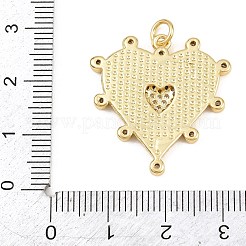 Pendentifs en laiton zircon cubique transparent&nbsp;KK-L275-71L-G