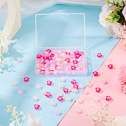 150шт 5 стиля прозрачные акриловые бусины&nbsp;MACR-TA0002-54