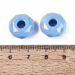 Perles européennes en acrylique opaque&nbsp;OACR-E033-23E