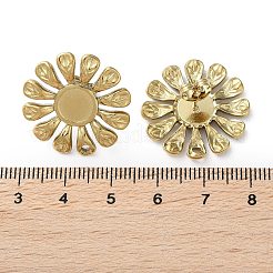 Серьги-гвоздики из нержавеющей стали 316 с ионным покрытием (IP) STAS-C080-02G