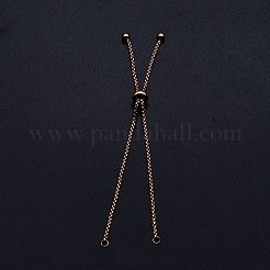 Регулируемые браслеты из нержавеющей стали 201 слайдер изготовление&nbsp;LS-STAS-S105-JN646-3