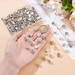 120шт 15 стиля европейские бусины из сплава в тибетском стиле MPDL-ME0001-01