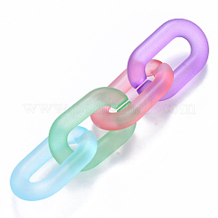 Anneaux de liaison acryliques transparents&nbsp;OACR-S036-006A-K