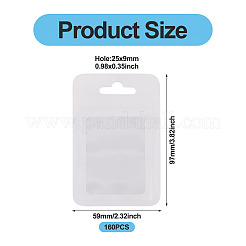 160 шт. пластиковый пакет с застежкой-молнией «инь-ян» с видимым окошком ABAG-TA0001-94C