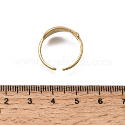 Offene Manschettenringe aus Edelstahl 304 für Damen&nbsp;RJEW-T034-02G