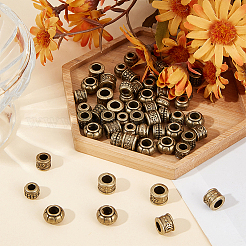 60 шт. 6 вида бусин в тибетском стиле в европейском стиле FIND-GO0001-27