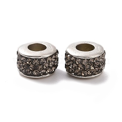 Сердечник платинового цвета ccb пластиковый европейский шарик FIND-H044-01B-P