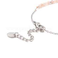 Круглый женский браслет из стеклянных бусин&nbsp;STAS-P302-10P