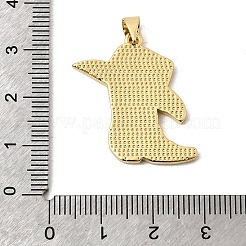 Ciondoli smaltato in ottone&nbsp;KK-A296-48D-G