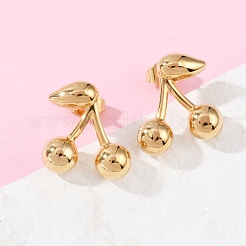 Серьги-гвоздики из нержавеющей стали 304&nbsp;EJEW-S265-03G-C