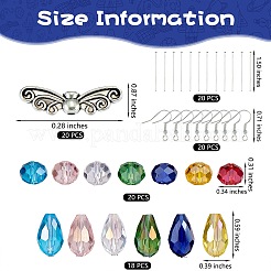 Набор для изготовления сережек из граненых бусин своими руками DIY-SZ0007-70