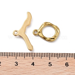 イオンプレーティング（IP）304ステンレススチールマンテル  菱形  18KGP本金メッキ  17x13x2mm  穴：1.6mm  バー：1.6x25x12  穴：1.6mm&nbsp;STAS-A092-03G