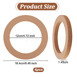 Abstandsring aus Holz für Autolautsprecher&nbsp;DIY-WH0430-396B