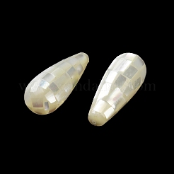 Натуральные белые бусины из ракушек SSHEL-B002-10A-04